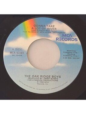 The Oak Ridge Boys Gonna Take A Lot Of River / Private Lives 45 RPM Vinyl 1988